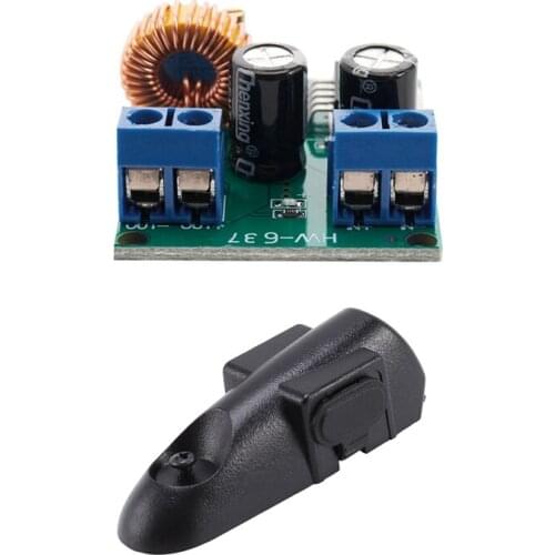 DC-DC 3V-35V To 4V-40V Step Up Power Module & Audio Adapter M Interface 2 Pin Headset Port For Baofeng Bf-Uv9r Bf-9700