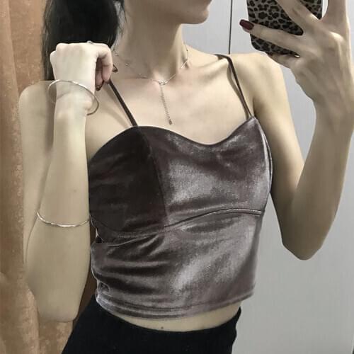 Women 2021 Spring Fashion Retro Solid Color Slim Vest Tops Female Sexy V-neck Vest Tops Ladies Sleeveless Bottoming Tops D875