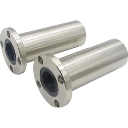 1PCS 6mm/8mm/10mm/12mm LMF6LUU/LMF8LUU/LMF10LUU LMF Long Type Series Round Flange Coupling Linear Motion Bearing For Rod shaft