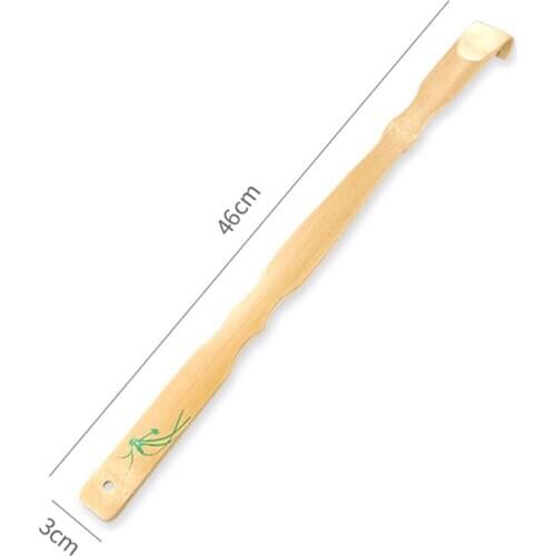 1PCS Durable Bamboo Massager Back Scratcher Wooden Body Roller Stick Backscratcher