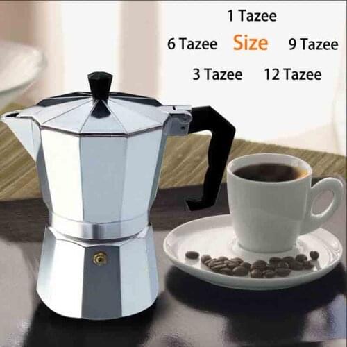 Aluminum coffee maker machine mug Espresso Mocha Coffee pot Continental coffee pot turkey octagonal coffee pot tools