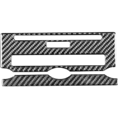 Fit For Land Rover Discovery 4 2010-2016 Carbon Fiber Central Control CD Panel Multimedia Knob Decoration Interior modification