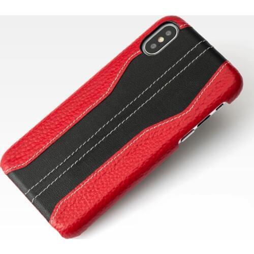 Phone Case For Xiaomi Pocophone F1 Mi 8 A1 A2 Lite Mix 2s Max 3 Litchi Texture Stitching Cowhide For Redmi Note 5 Plus 5A 4X