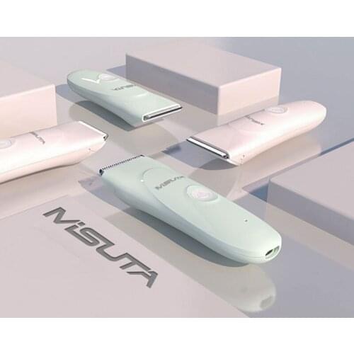 Electric Hair Clippers Blue Pink Ceramic Cutter Head Professional Barber Shop Trimmers For Men Portable Hair Cutting Machine