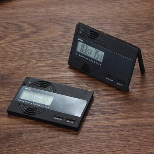 Cigar Electronic Hygrometer Digital Portable Cigar Humidor Humidity Temperature Sensor Tools For Cigar Case Smoke Accessories