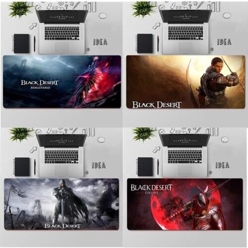 Gaming Mouse Pad Large Mouse Pad PC Gamer Computer Mouse Mat Big Mousepad Keyboard Desk Mat Black Desert Online XXL Mause Pad
