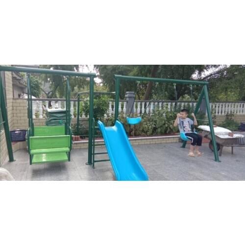Outdoor baby swing chair playground childrens plastic slide garden toys seat kids monkey bars set children child swing nest 103