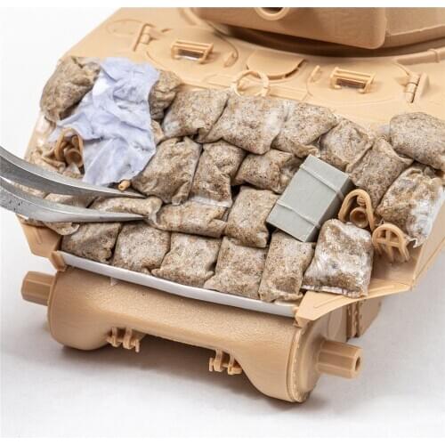 Combination Sandbags High Simulation Parts For 1/35 Scale Model War Game Scenery Layout DIY Accessories