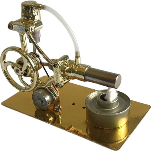Mini Engine Hot Air Stirling Engine Motor Model Educational Toy Kit Educational Toy