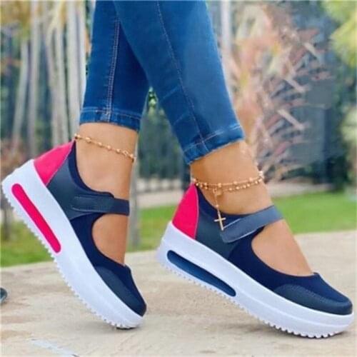 Fashion Casual Shoes Women 2021 New Summer Comfortable Thick-soled Womens Shoes Shallow Mouth All-match Womens Single Shoes