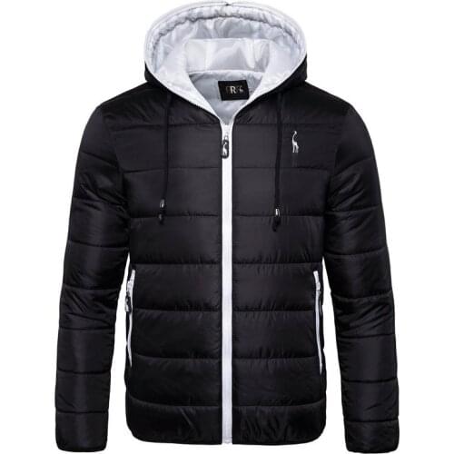 Nice Pop Winter Jacket Men Hoodied Parka Men Warm Coat Men Zipper Camouflage Mens Winter Coats and Jackets Windproof Men Clothes