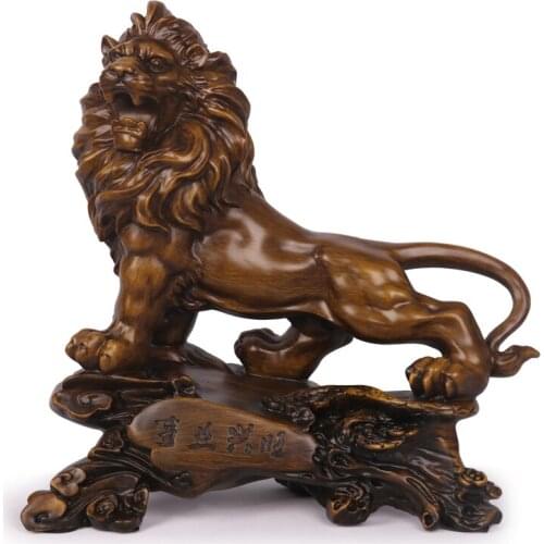NEW FASHION CREATIVE LION ORNAMENTS HOME ACCESSORIES WINE CABINET LIVING ROOM DECORATIONS RETRO SIMPLE FURNISHINGS CRAFTS GIFTS