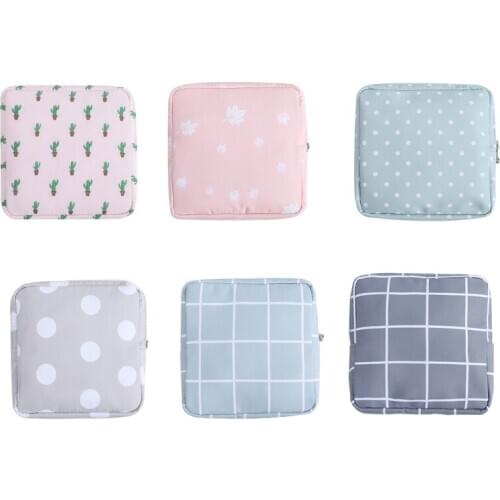 Portable Sanitary Towel Storage Case Bag Holder Napkin Pad Organizer LX9F