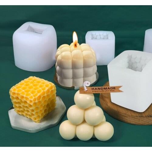 Magic Cube Shaped Candle Mold Practical Wax Candle Making Mould DIY Scented Candles Handmade Tool Wax Soap Made Decoration Molds