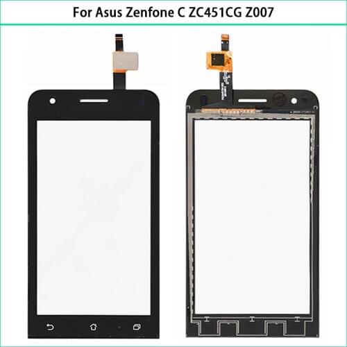 New ZC451CG Touch Screen For Asus Zenfone C ZC451CG Z007 Touch Sensor Glass Digitizer Panel