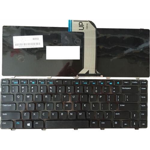 US Black New English Replace laptop keyboard For DELL For INSPRON 3421 14R-2158 V2421 15Z 5523