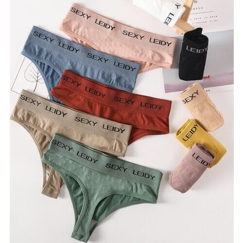 Sexy Women Thongs Panties Underwear Lingerie Seamless G-String High Rise Panties Female T-back Panties Bodyshaper Ladies Briefs