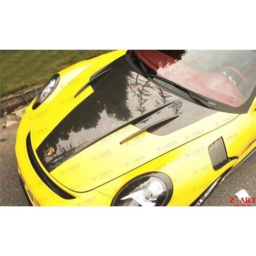 Z-ART TEMPUS front bonnet for Porsche 911 carbon fiber front trunk lid for 991 911 2012-2018 991.1 991.2 carbon fiber front hood