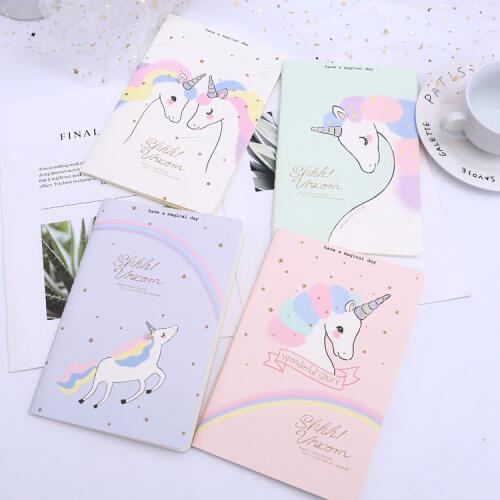 Wonderful Unicorn Story A5 Notebook Diary Book Exercise Composition Notepad Escolar Papelaria Gift Stationery
