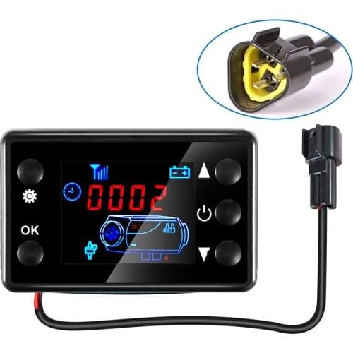 12V/24V Universal Diesels Air Heater LCD Monitor Switch + Remote Control + Control Board Motherboard For Car Parking Heater