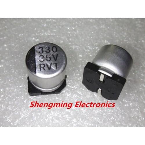20PCS 330uF 35V SMD chip Aluminum Electrolytic Capacitor 10x10mm