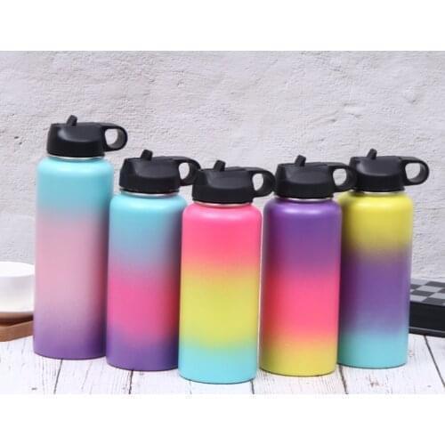 25oz skinny straight polychromatic sublimation space bottle double wall stainless steel sublimation tumbler