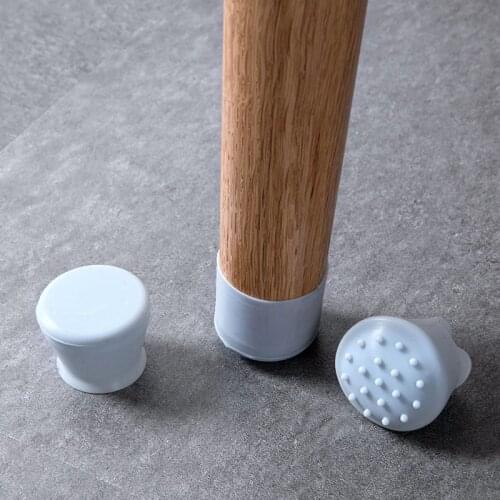 4pcs Non-slip chair leg cap Rubber Table Covers Socks hole plugs dust Cover Anti Scratch furniture Feet Floor Protector Pads