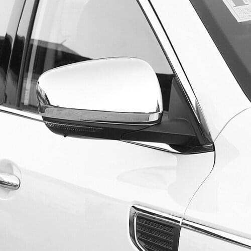 ABS Chrome For Renault Koleos 2016 2017 Accessories Car Side Door Rear View Mirror Protection Cover Trim Sticker Car Styling
