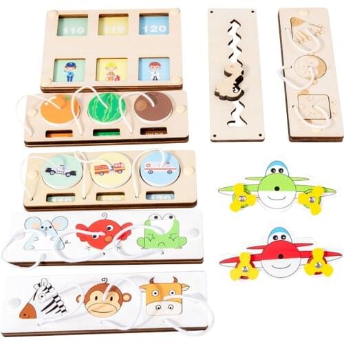 Children Busy Board DIY Toys Baby Montessori Sensory Activity Board Accessories Fine Motor Skill Latch Lock Cognition Toy Games