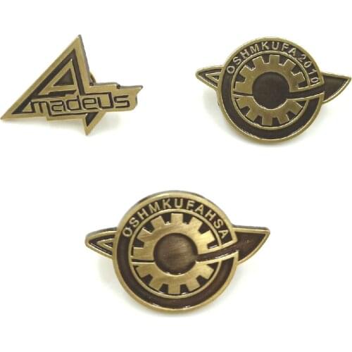 Anime Steins;Gate Makise Kurisu labmem Japanese Lapel Pin Brooch Badge Cosplay The fate of the stone door 2010Badge