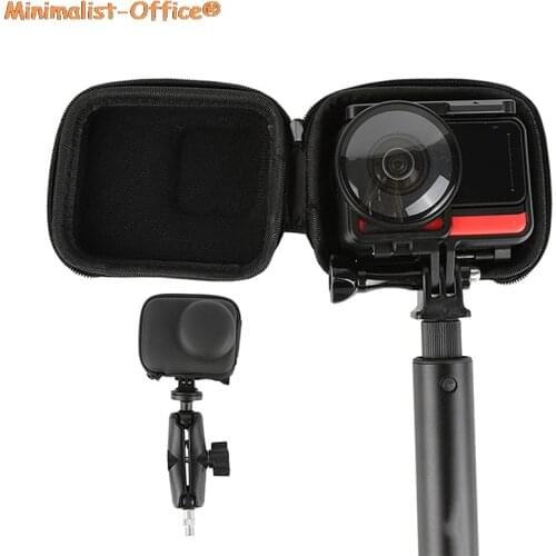 Insta360 ONE R Panoramic Edition Carrying Case Insta 360 mod wide angle Camera Mini Portable Storage Bag Accessory PU Box