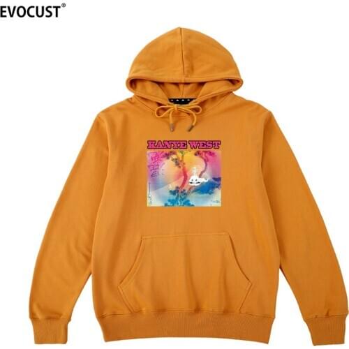 Kanye West Kids see ghost Love Letter Print hip hop Hoodies Sweatshirts men women unisex Cotton