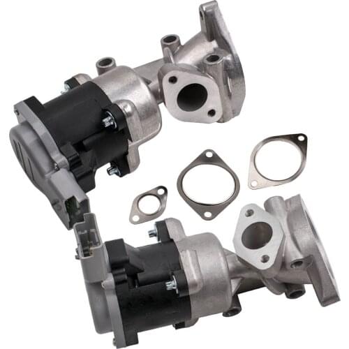2pc Front AGR EGR Valve for Land Rover Discovery MK III 2004-2009 SUV 2.7 TD 4x4