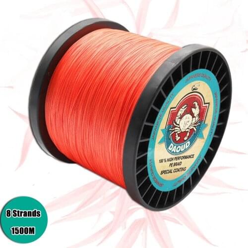 1500M 8 Strands Braided Fishing Line Multifilament Japan PE Line 18-185LB Saltwater Fishing Carp Fishing Pesca