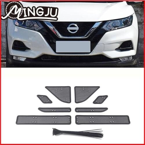Car Grill Insect Net Insect Screening Mesh Protection Cover Trim Accessories For Nissan Qashqai J11 2016 2017 2018 2019 2020