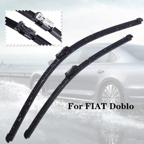 Wiper blades For FIAT Doblo from 2010 2011 2012 2013 Clean car windshield