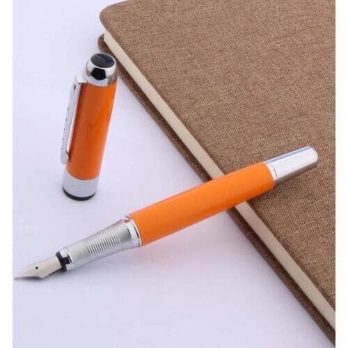High Quality Jinhao 250 Orange Gift Fountain Pen Stationery Office School Supplies Writing