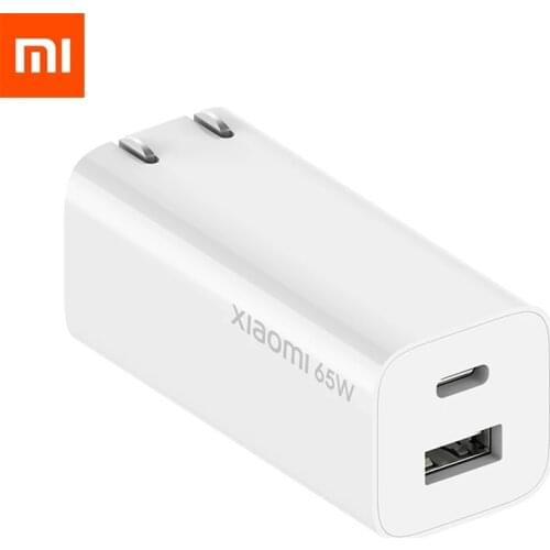 Xiaomi Mijia GaN 65W Type-C Charger Quick Charger 1A1C Type C to Type C Fast Charger For Apple Macbook Pro USB-A For Xiaomi 11