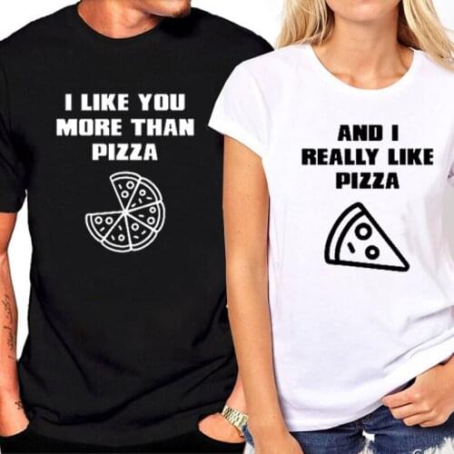 Love Couple Tops Tee Valentine Shirts Women Girl Funny Letter Print Couples Casual T-shirt Men Short Sleeve O- neck Tees