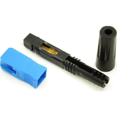 1Pc FTTH SC Single Mode UPC Fast Connector SC Optic Fiber Quick Cold Connector