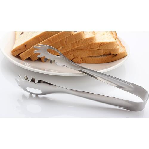 1PC Stainless Steel Spaghetti Bread Pasta Clip Clamp Cooking Tools Kitchen BBQ Tong Buffet Party Salad Catering Utensils KX 248