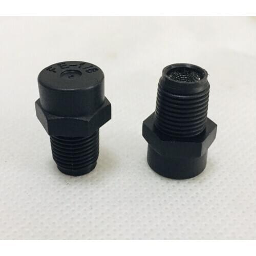 10PCS Low-pressure Plastic Mist Nozzle, 1/8 male thread, Fogger for terrarium, anti-drip device