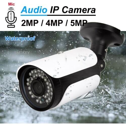 5MP SONY IMX335 Senor XMeye P2P Motion Detection H.265 AI IP Network Camera Onvif built in mic 2MP 4MP 5MP Audio IP Camera