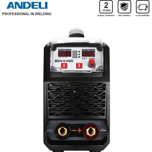 ANDELI Smart Draagbare Eenfase ARC-250SS Spot Lassen Booglassen Machine Brede Low Voltage Inverter Lasmachine laser welding