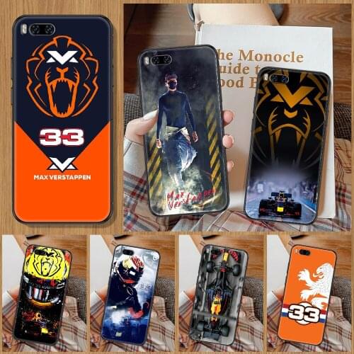 F1 Number 33 Racer Phone Case For Xiaomi Mi Note 8 9 10 11 9T 10T A3 Lite Pro Ultra black fashion back luxury waterproof 3D