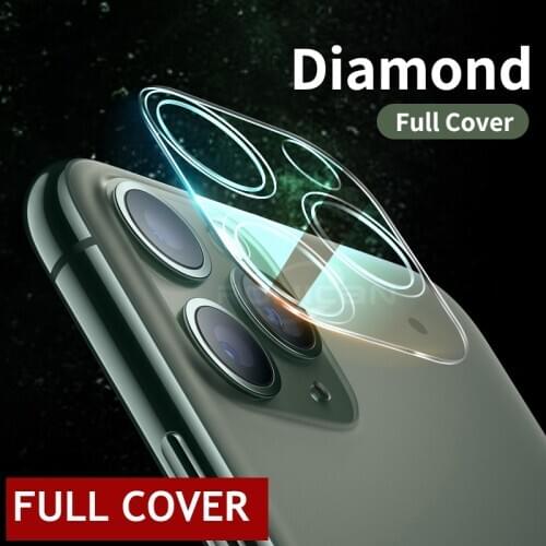 For iPhone 12 Pro Max 12 mini 3D Full Cover Back Camera Lens Screen Protector for iPhone 11 Pro Max Tempered Glass Case Film