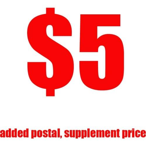5 Us Dollars Added Postal, Supplement Price