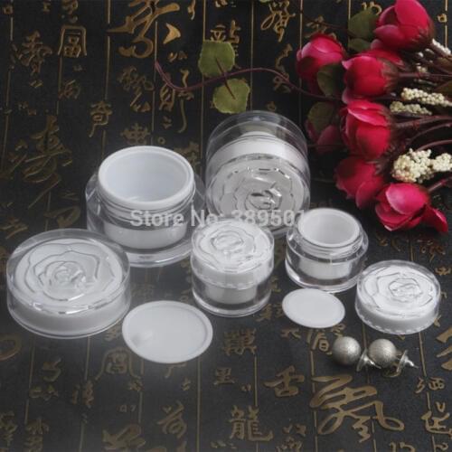5g 10g 15g 20g 30g Acrylic Plastic Empty packaging Bottles Jars New Style Top Grade Cosmetic cream containers F753