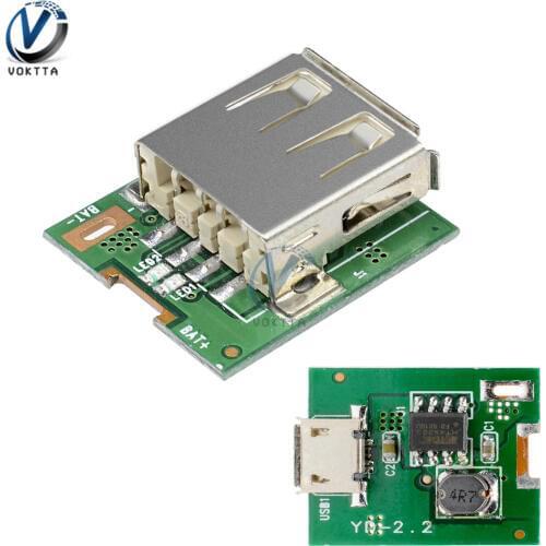 2Pcs LED Display USB Step Up Power Supply Boost Converter Module 18650 Lithium Battery Charger Protection Board Power DIY Charge