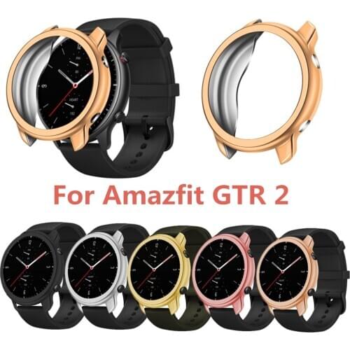 TPU Soft Protective Cover For Huami Amazfit GTR 2 Watch Case Shell Protector Frame For Xiaomi GTR2/GTR Silicone Plating Cover
